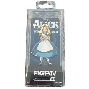 Alice in Wonderland "Alice" FiGPin (604) NEW Pin with DISPLAY CASE